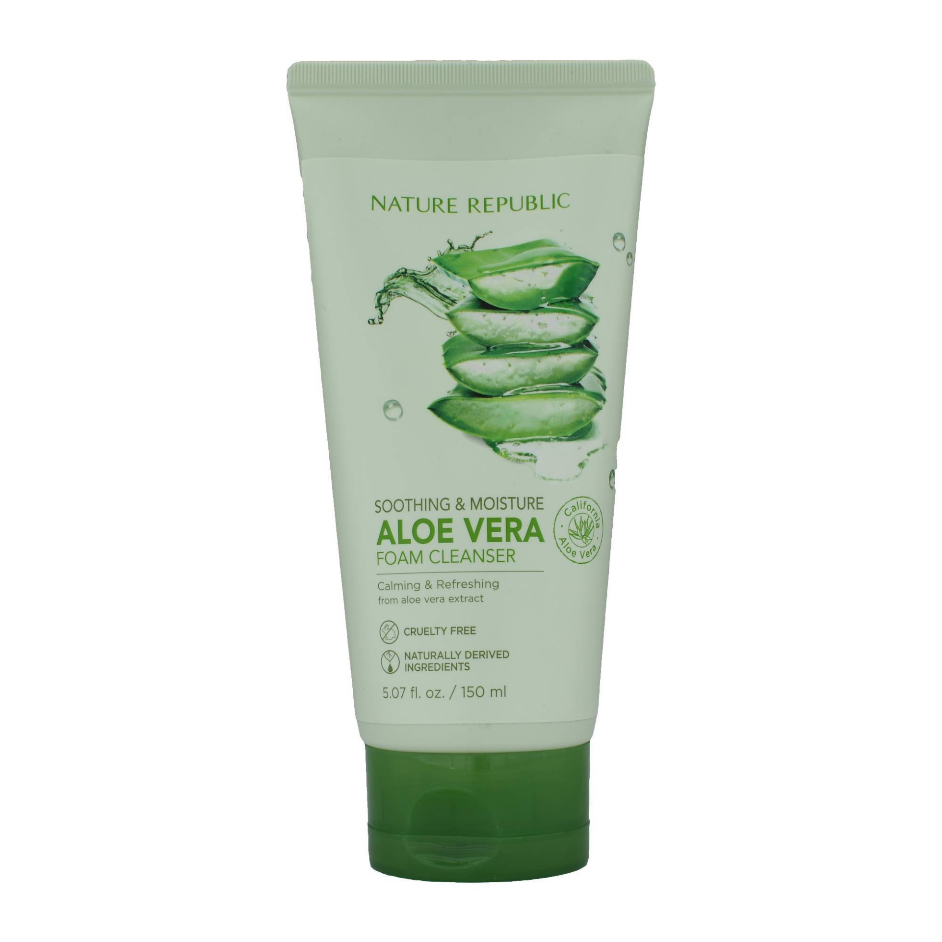 slide 1 of 2, Nature Republic Foam Smoothing Facial Cleanser, 5.07 oz