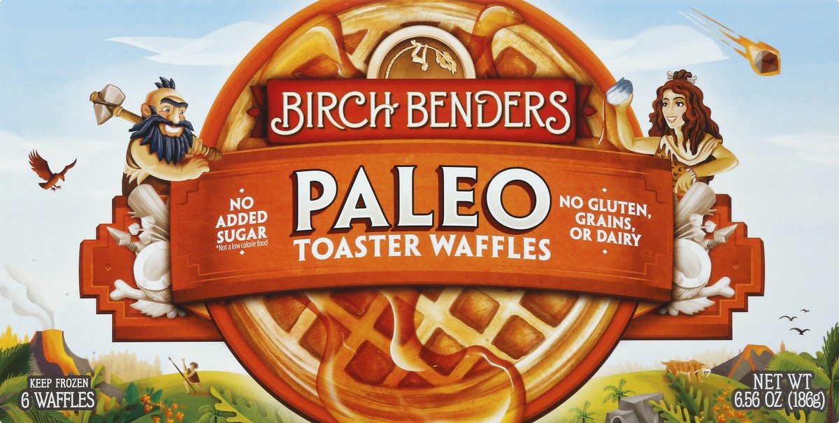 slide 6 of 9, Birch Benders Paleo Toaster Waffles, 6.56 oz