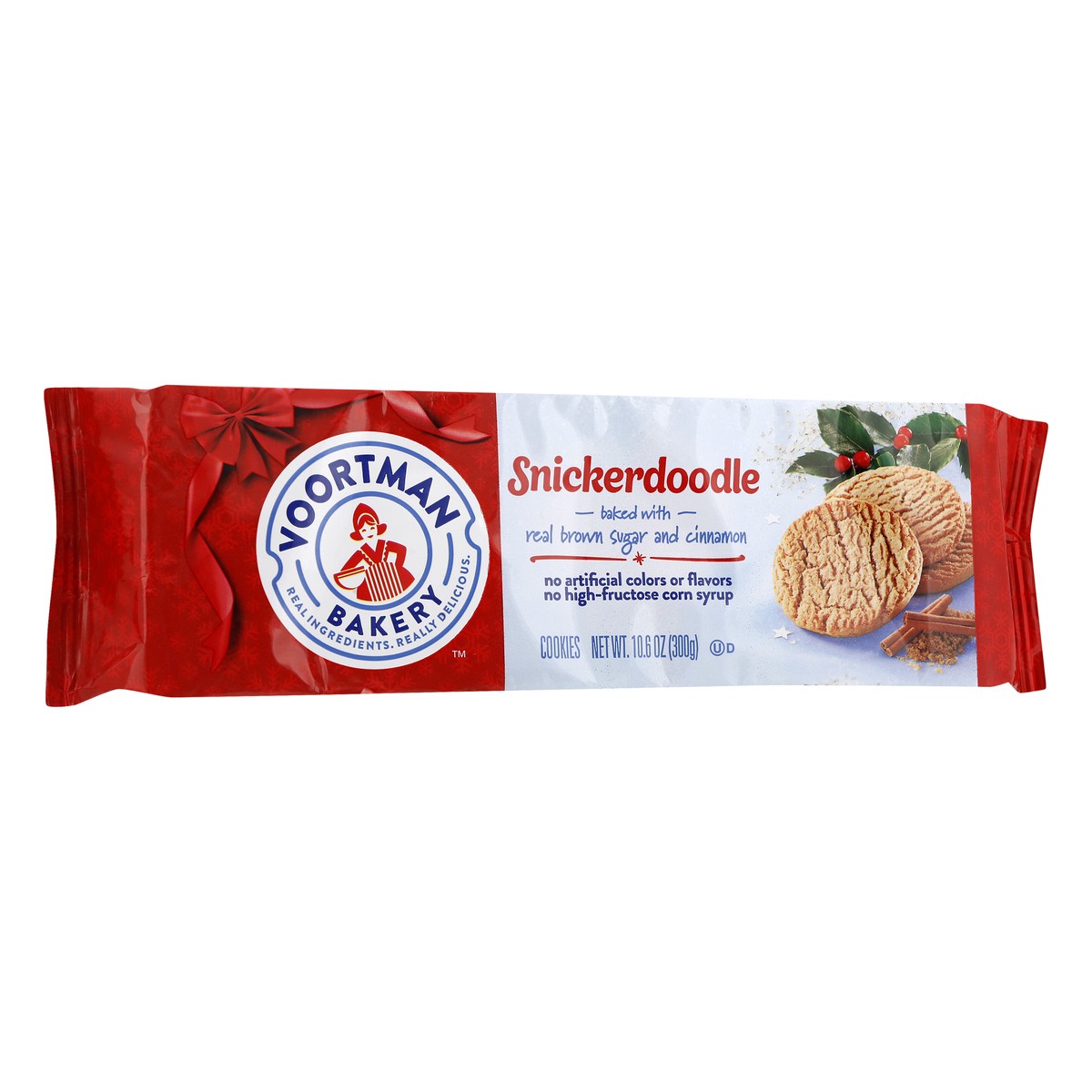 slide 2 of 11, Voortman Bakery Real Cinnamon Snickerdoodle, 10.6 oz