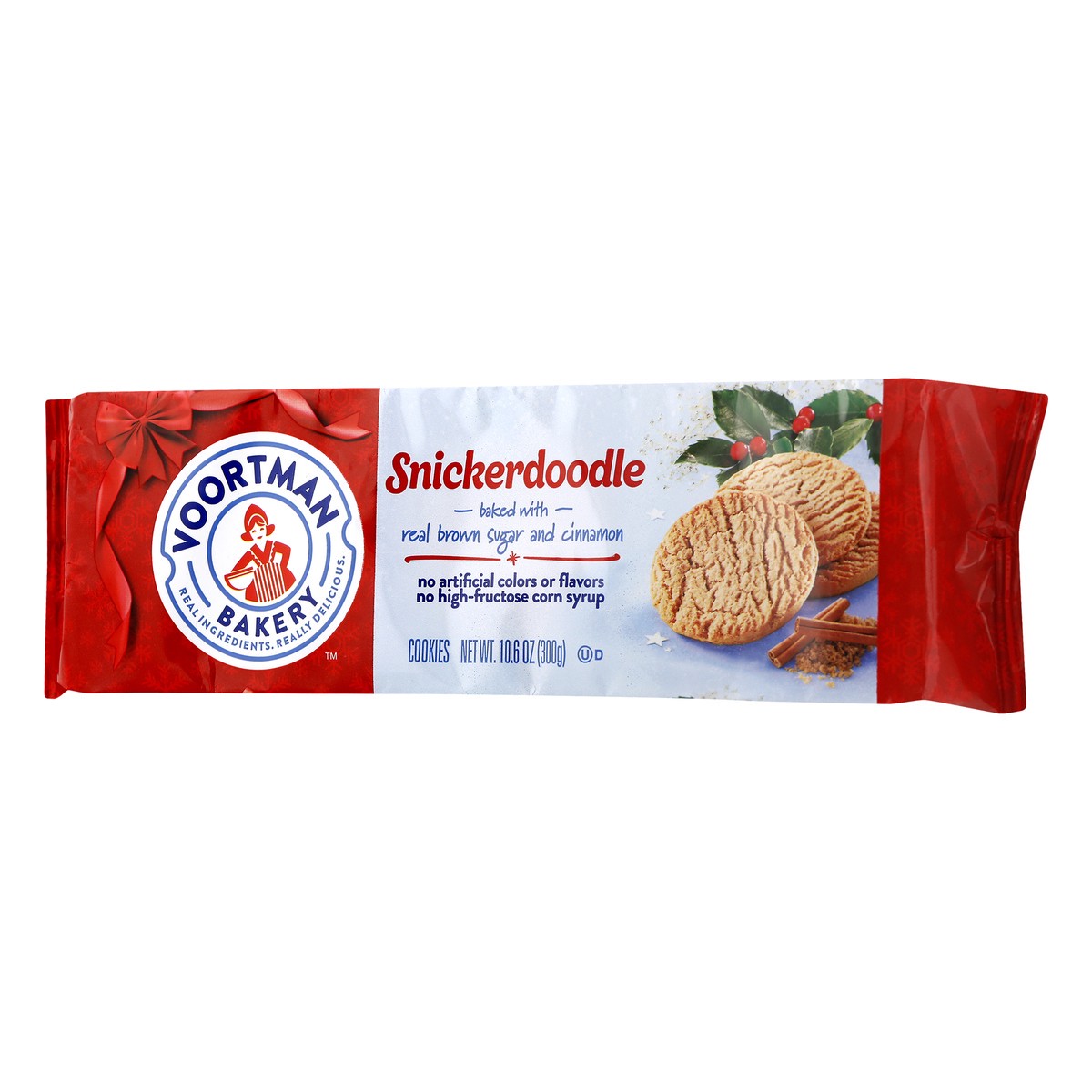 slide 4 of 11, Voortman Bakery Real Cinnamon Snickerdoodle, 10.6 oz