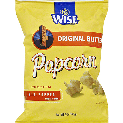 slide 1 of 1, Wise Original Butter Popcorn, 7 oz