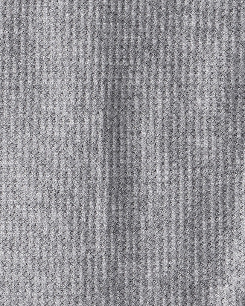 slide 5 of 6, Carter's Carters Baby Boy Solid PurelySoft Long-Sleeve 2-Way Zip Sleep & Play Pajamas - Grey Grey PRE, 1 ct