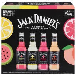 Jack Daniel's Country Cocktails Variety Pack 12 - 10 fl oz Bottles