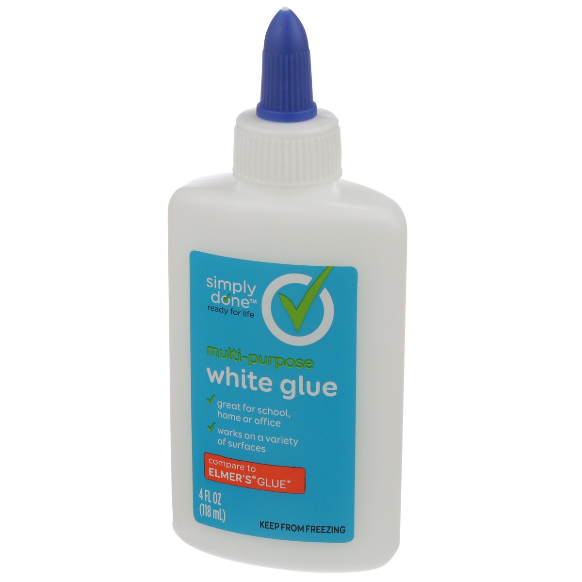 slide 9 of 9, Simply Done Multi-Purpose Glue, White, 4 fl oz