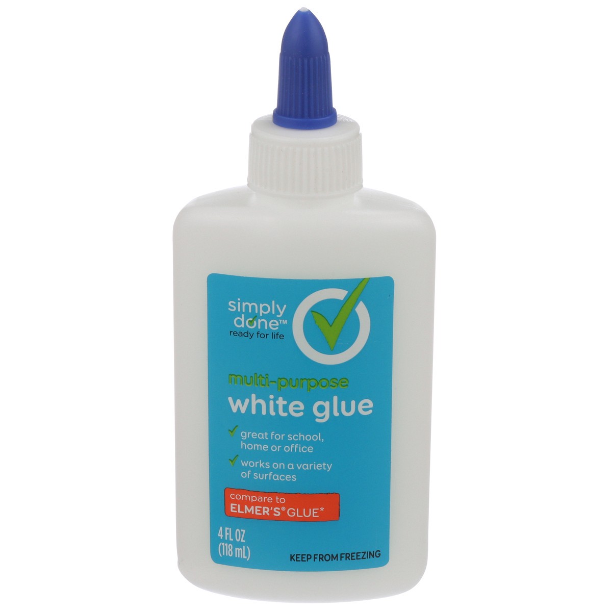 slide 1 of 9, Simply Done Multi-Purpose Glue, White, 4 fl oz