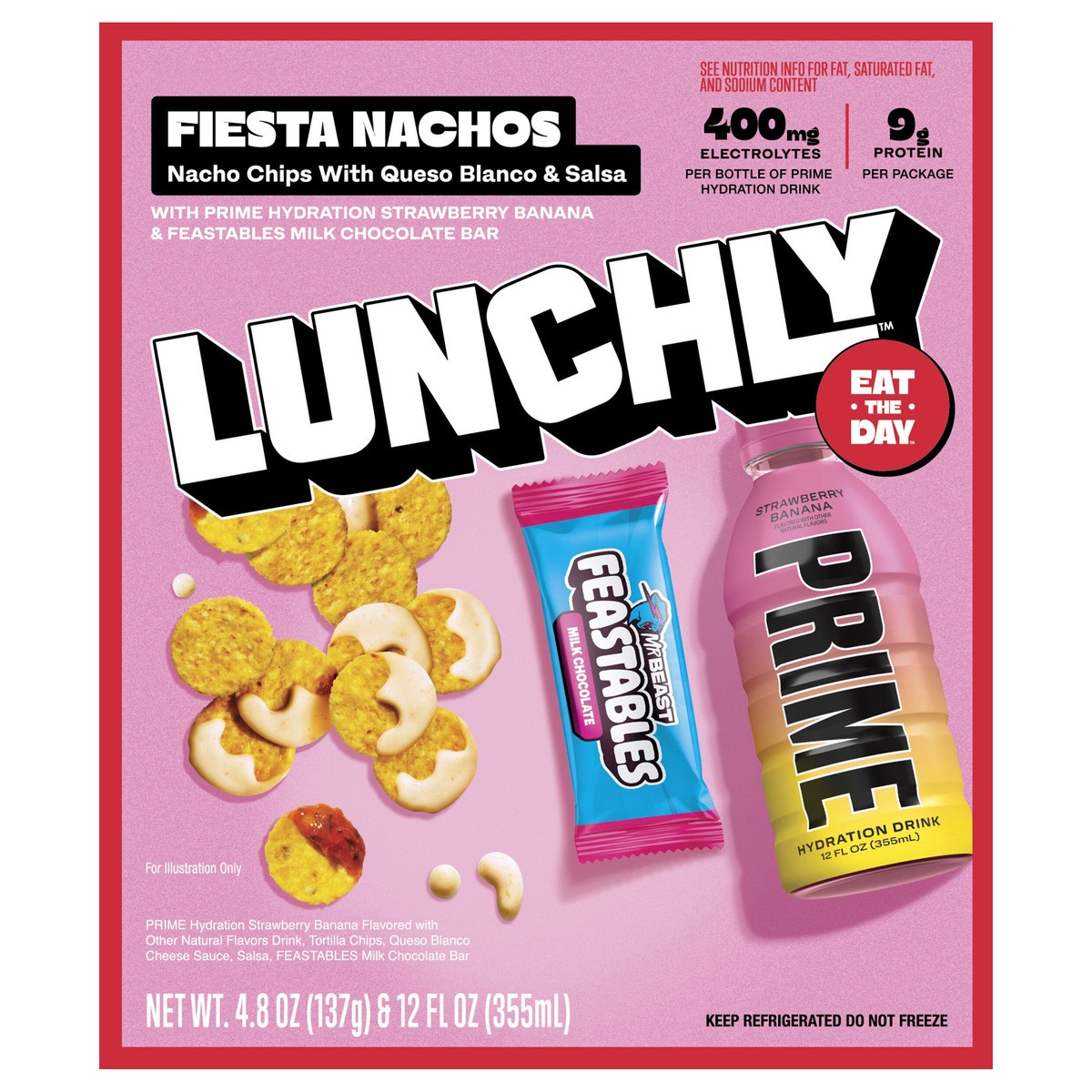 slide 1 of 9, Lunchly Fiesta Nachos, 1 ct