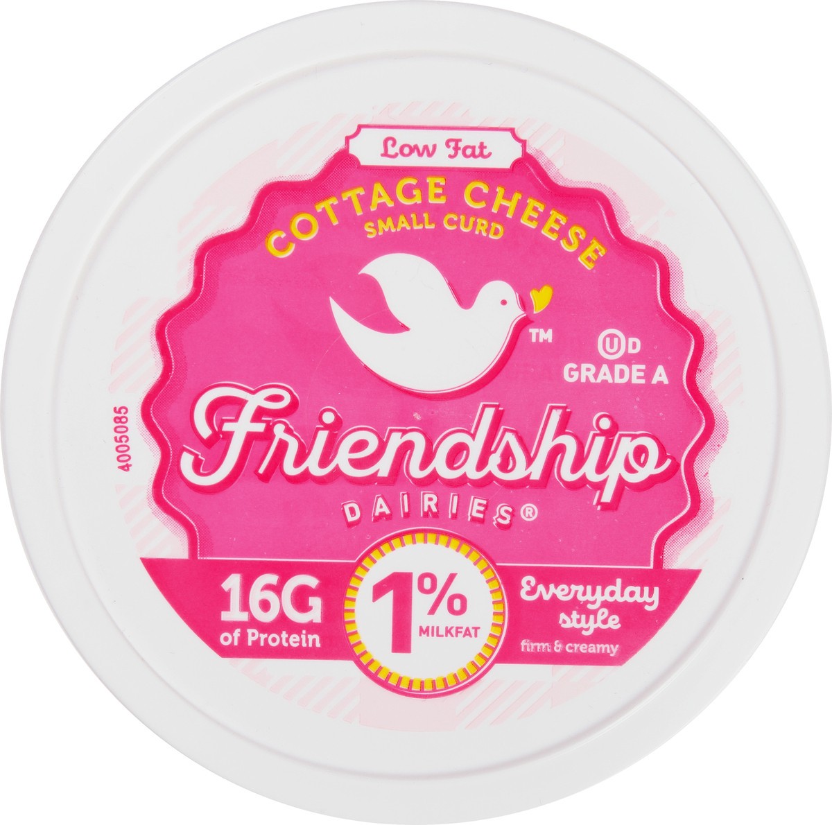 slide 7 of 9, Friendship Dairies Low Fat 1% Milkfat Everyday Style Small Curd Cottage Cheese 16 oz, 16 oz