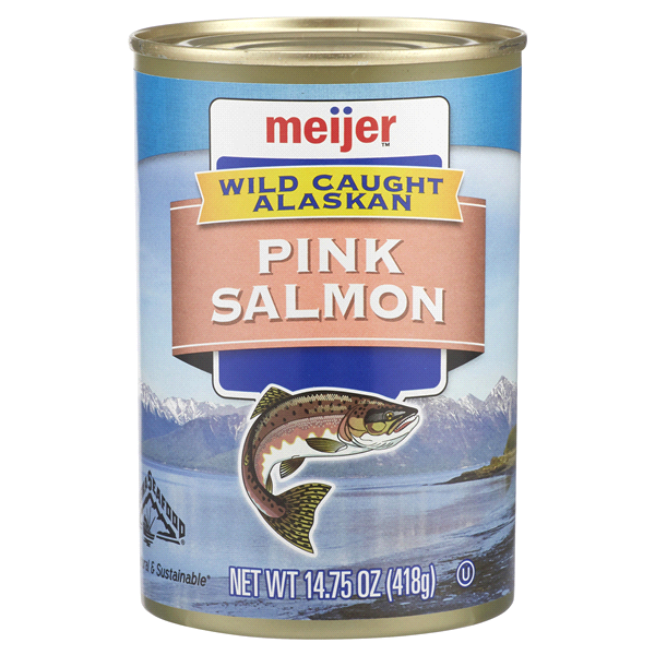 slide 1 of 4, Meijer Wild Caught Alaskan Pink Salmon, 14.75 oz