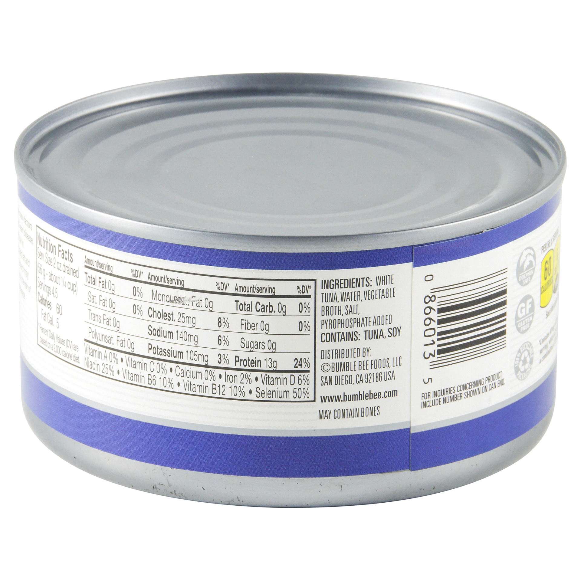 slide 12 of 13, Bumble Bee Solid White Albacore Premium Tuna in Water, 12 oz