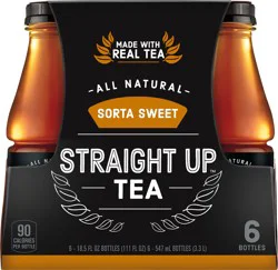 Straight Up Tea Sorta Sweet Tea 6-18.5 fl oz Bottles