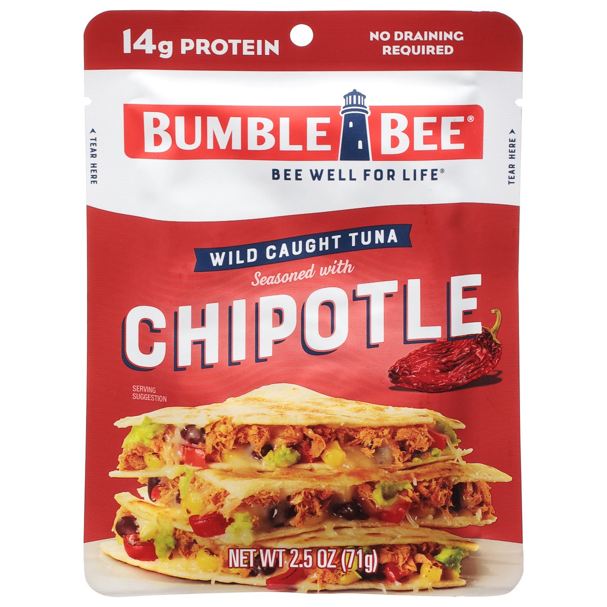 slide 1 of 13, Bumble Bee Tuna Chipotle Pouch, 1 ct