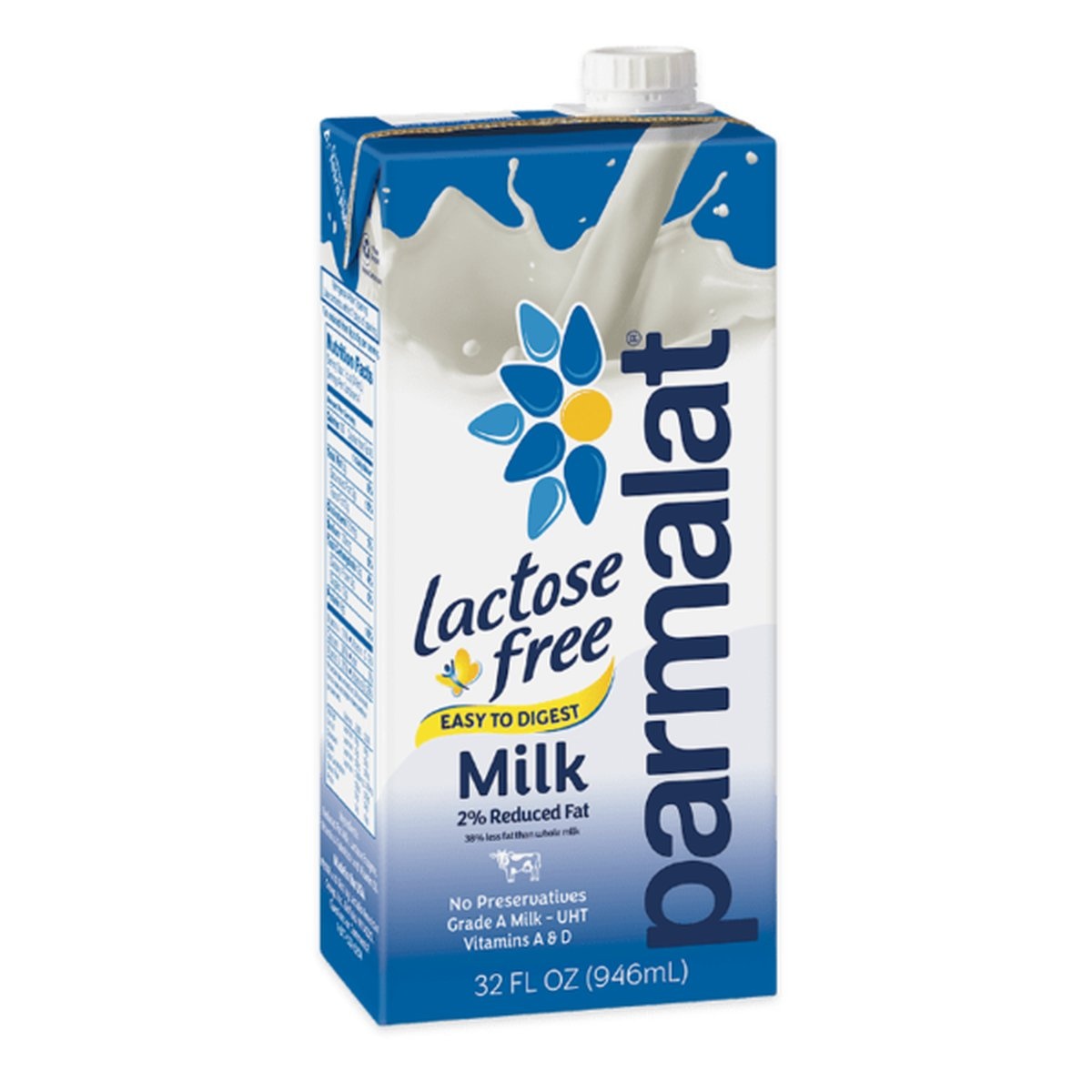 slide 1 of 1, Parmalat Lactose Free Milk 2% Uht, 32 oz