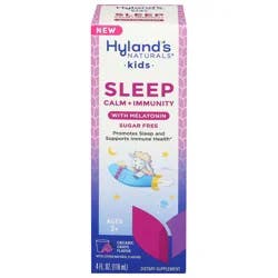 Hyland's Naturals Sugar-Free Kids Organic Grape Flavor Sleep with Melatonin - 4 fl oz