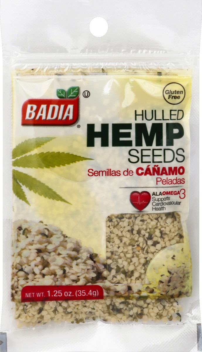 slide 2 of 3, Badia Hemp Seeds Hulled, 1.25 oz