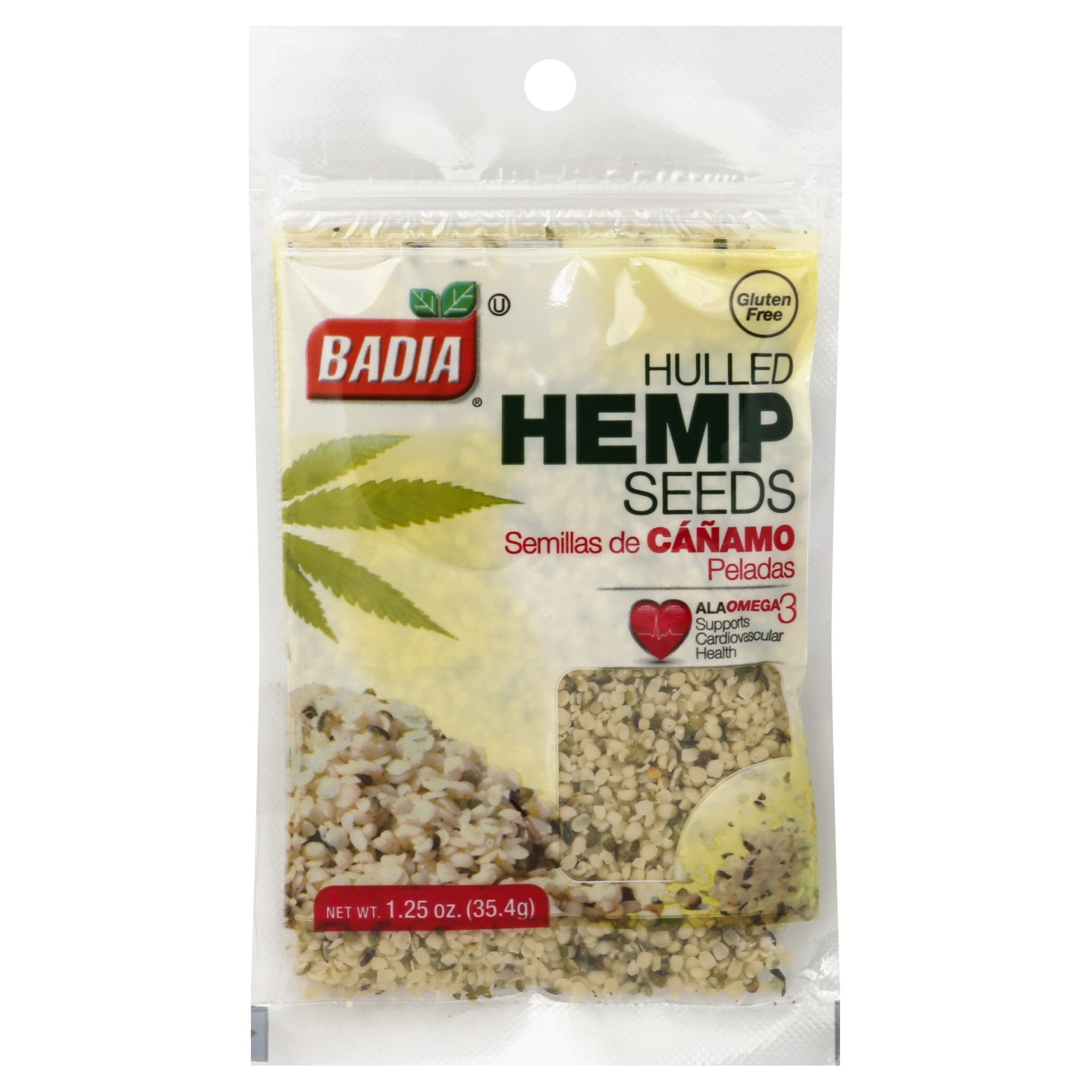 slide 1 of 3, Badia Hemp Seeds Hulled, 1.25 oz