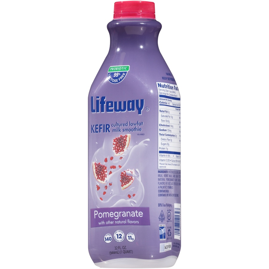 slide 7 of 8, Lifeway Pomegranate Kefir 32 fl oz, 32 fl oz