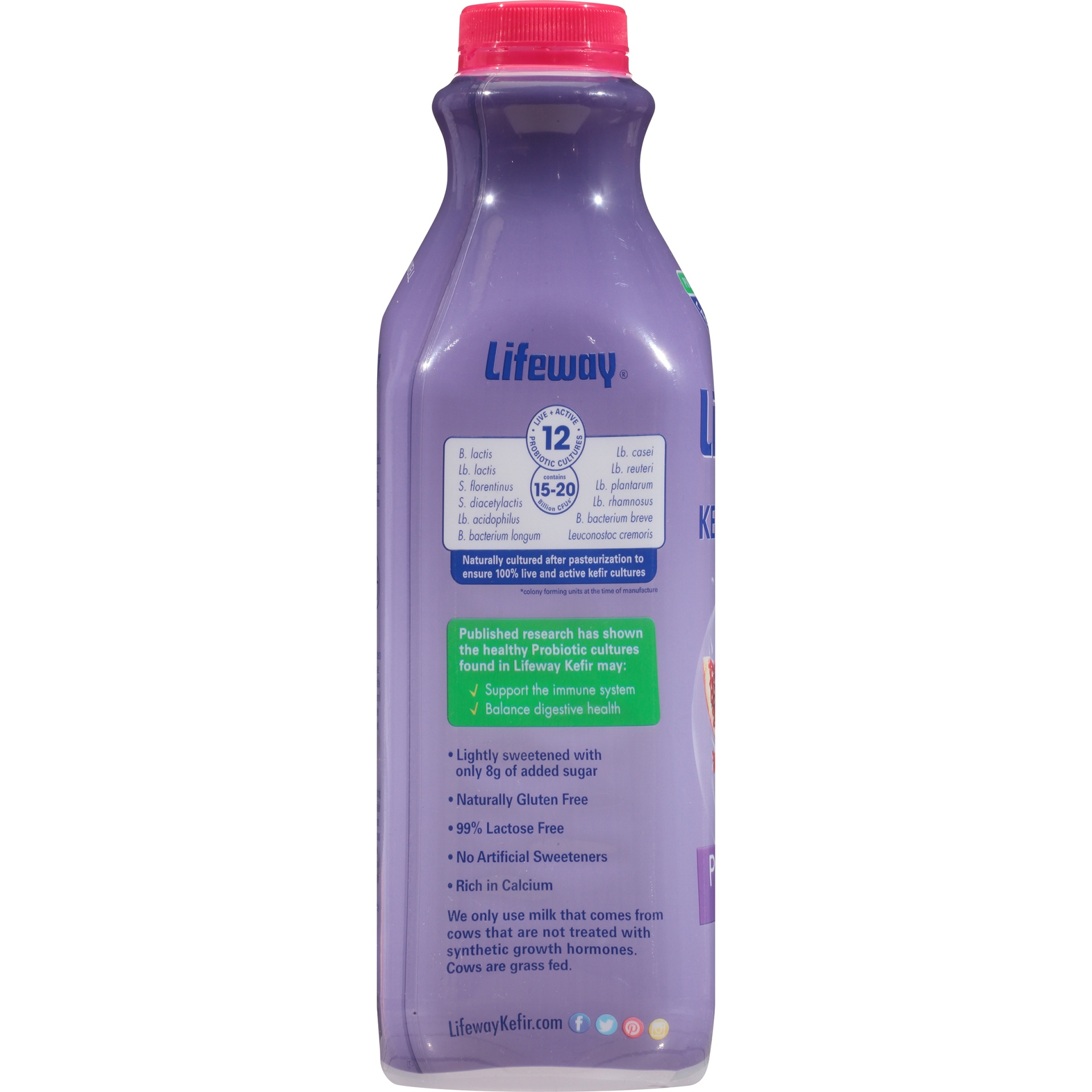 slide 3 of 8, Lifeway Pomegranate Kefir 32 fl oz, 32 fl oz