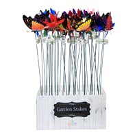 slide 9 of 9, 7" Windy Wings Garden Stake Mixed Assortment, 1 ct