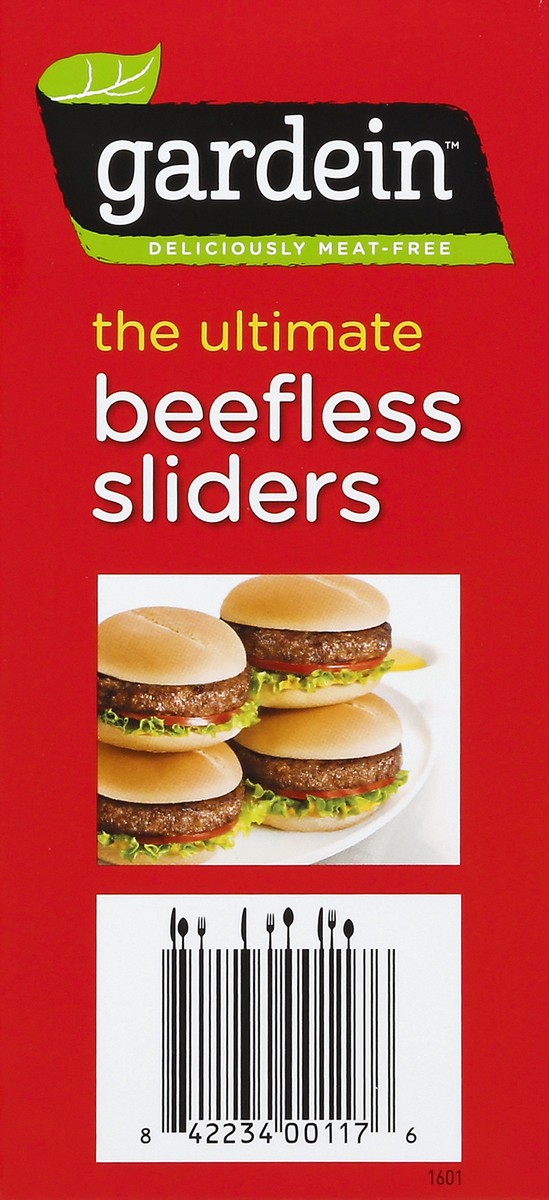 slide 2 of 4, Gardein Beefless Slider 4 ea, 4 ct; 10 oz