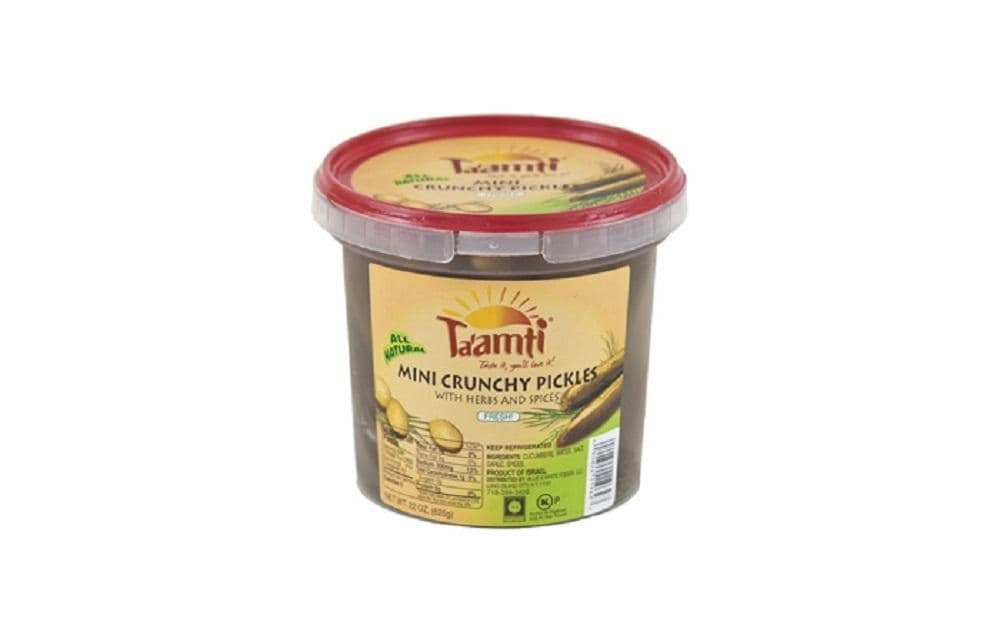 slide 1 of 1, Ta'amti Mini Crunchy Pickles With Herbs And Spices, 22 oz