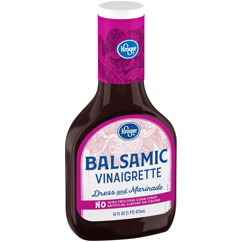 slide 2 of 4, Kroger Balsamic Vinaigrette Salad Dressing, 16 fl oz