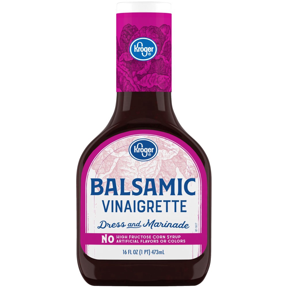 slide 4 of 4, Kroger Balsamic Vinaigrette Salad Dressing, 16 fl oz