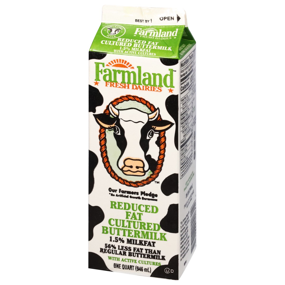 slide 10 of 14, Farmland Cultured 1.5% Milkfat Reduced Fat Buttermilk 1 qt, 1 qt