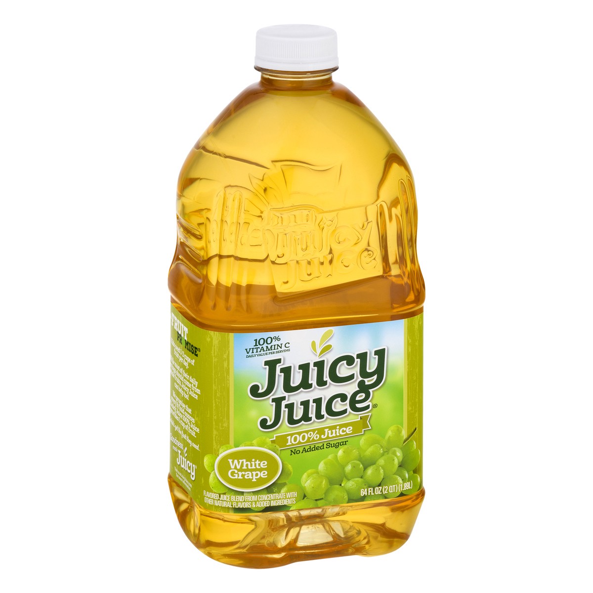 slide 4 of 9, Juicy Juice 100% Juice, White Grape, 64 FL OZ, 64 fl oz