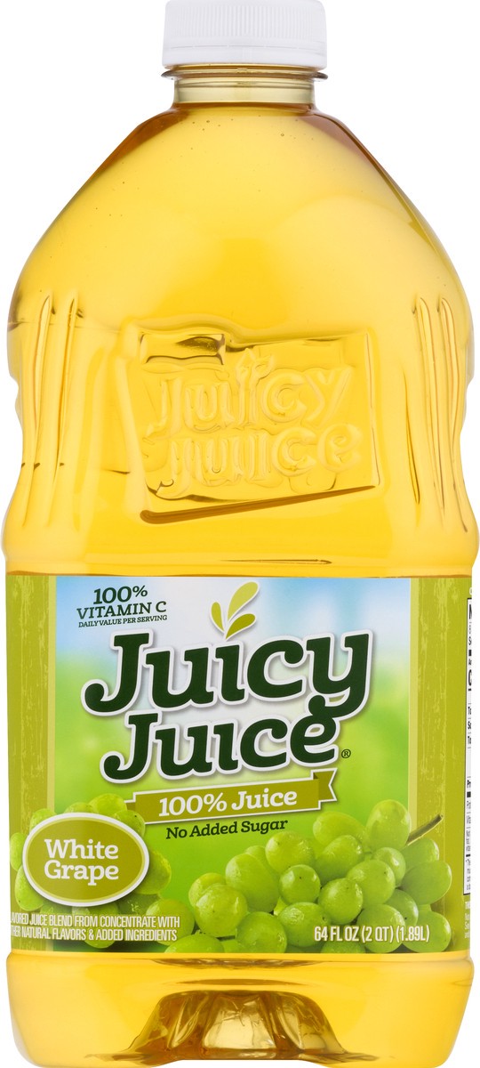 slide 7 of 9, Juicy Juice 100% Juice, White Grape, 64 FL OZ, 64 fl oz