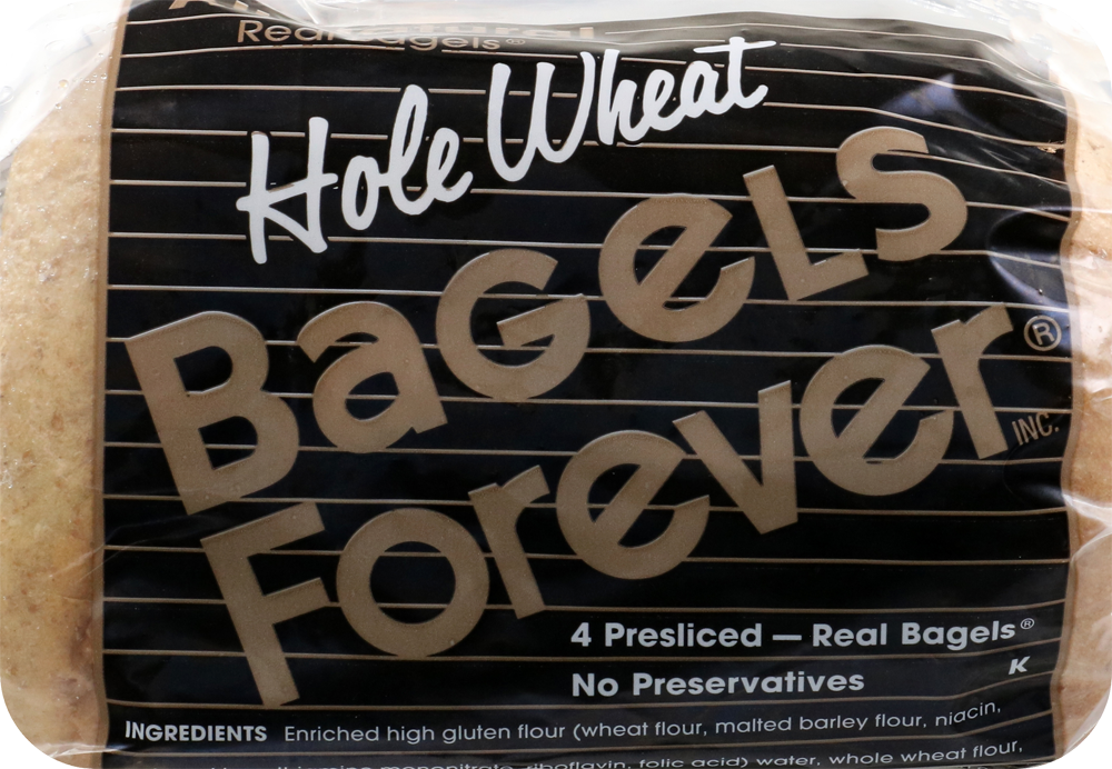 slide 1 of 4, Bagels Forever Whole Wheat Bagels, 11.5 oz