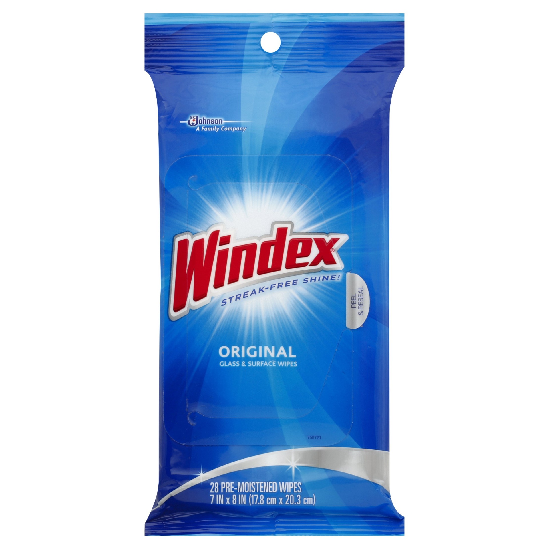 slide 1 of 1, Windex Original Glass And Surface Wipes, 28 ct