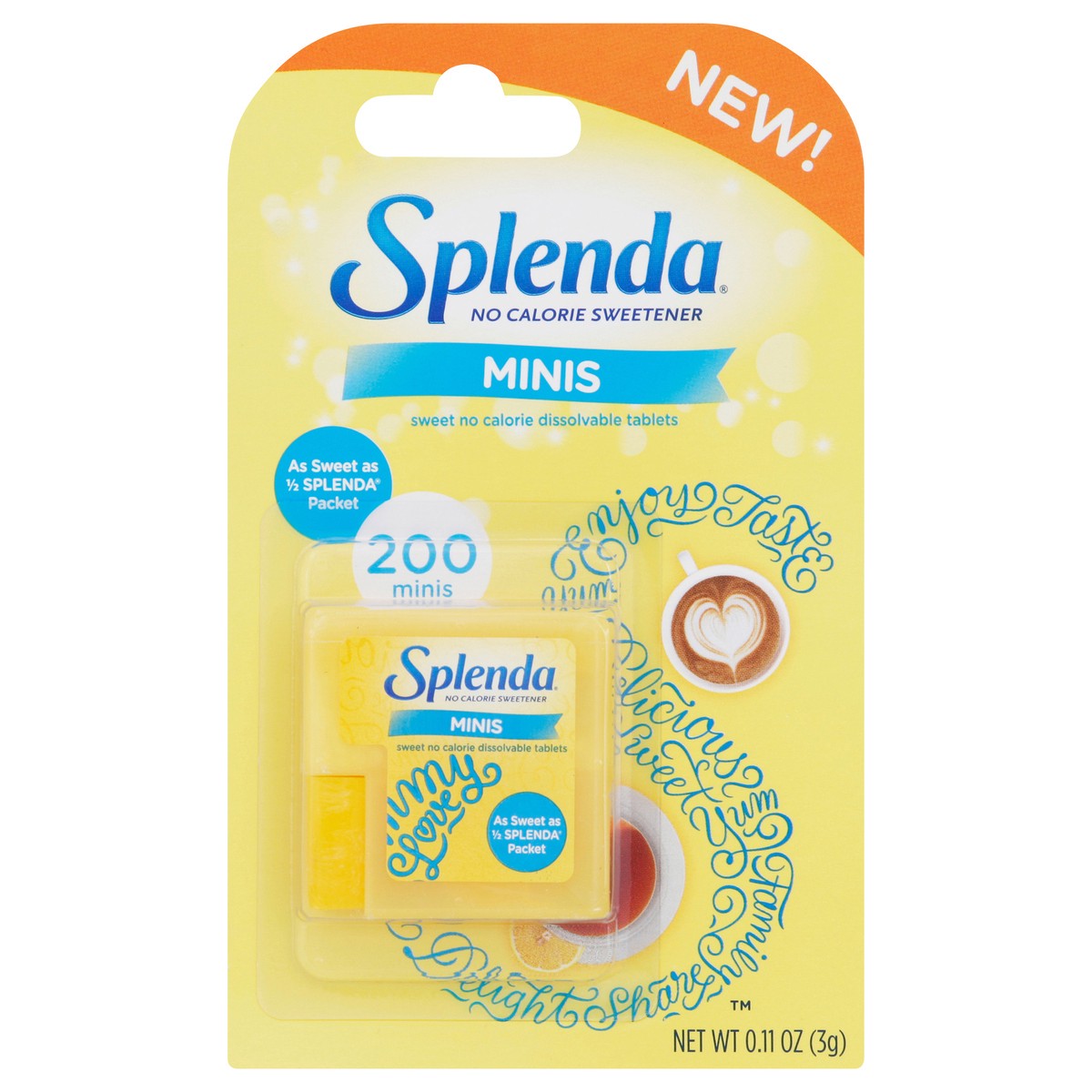 slide 1 of 9, Splenda Tablets Minis No Calorie Sweetener 200 ea, 200 ct