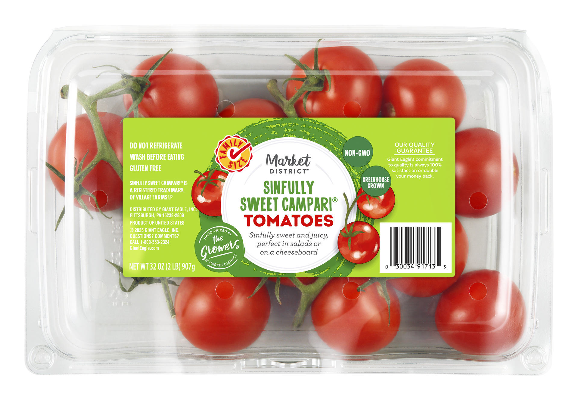 slide 1 of 1, Market District Campari Tomatoes, 1 ct