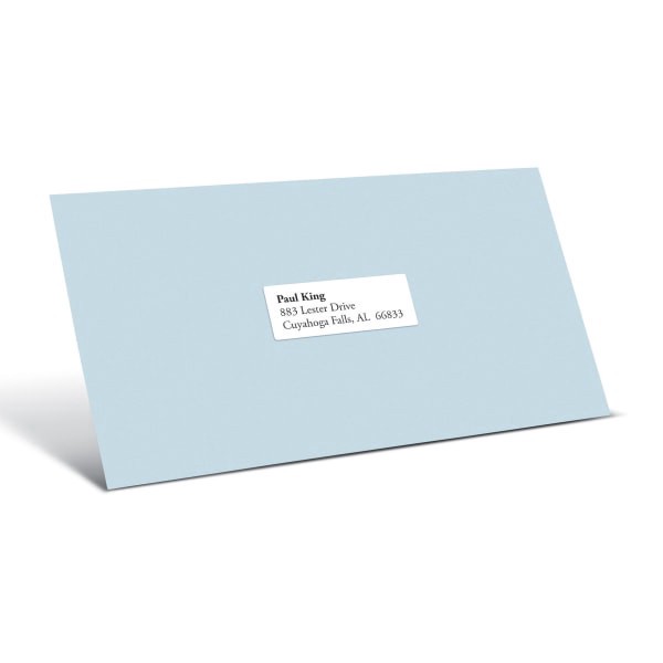 slide 3 of 3, Office Depot Brand Inkjet/Laser Address Labels, Rectangle, 1"" X 2 5/8"", White, Pack Of 7,500, 7 ct