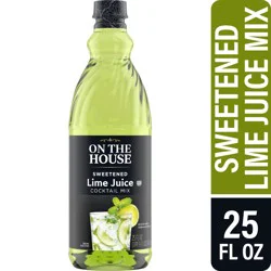 On The House Sweetened Lime Juice Cocktail Mix