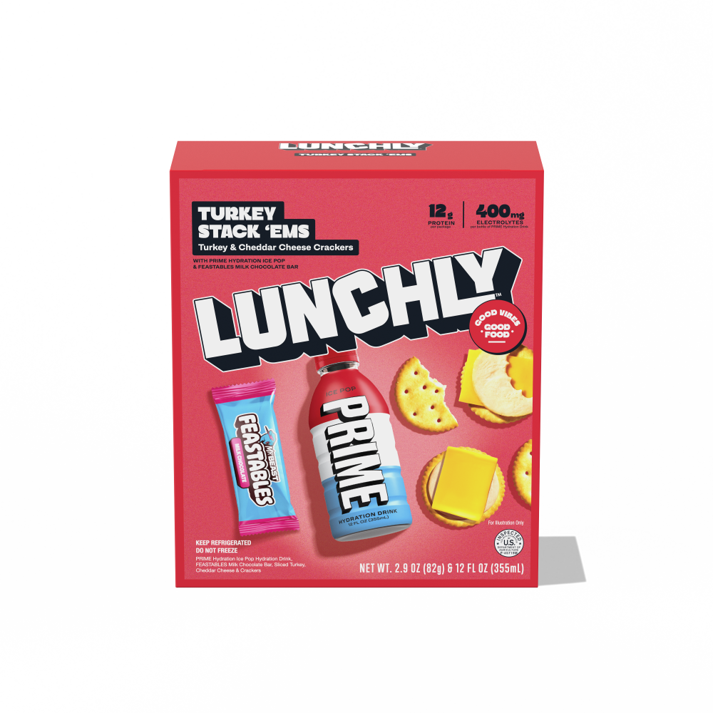 slide 1 of 1, Lunchly Turkey Stack 'Ems, 1 ct