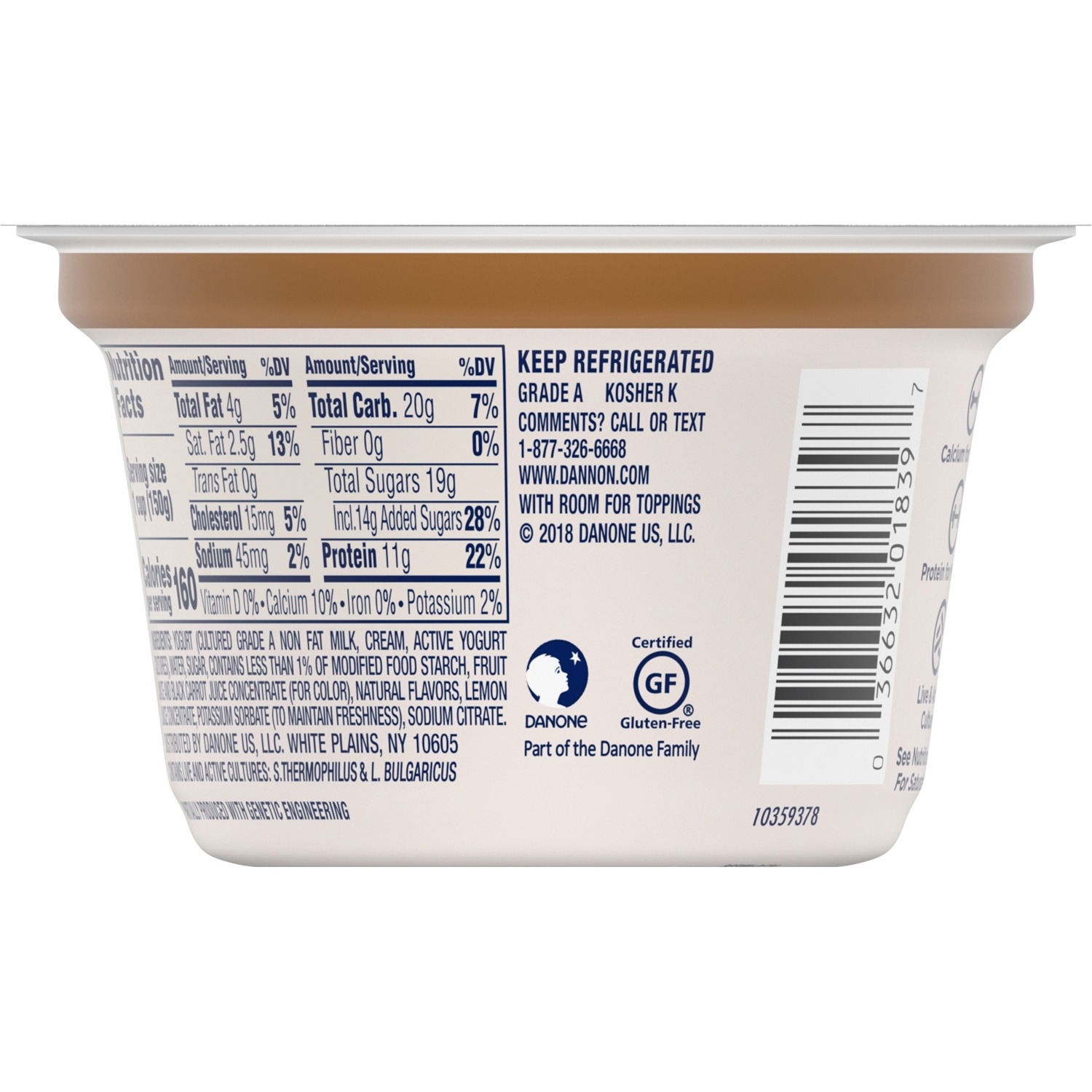 slide 4 of 5, Oikos Coffee Flavored Greek Yogurt, 5.3 oz