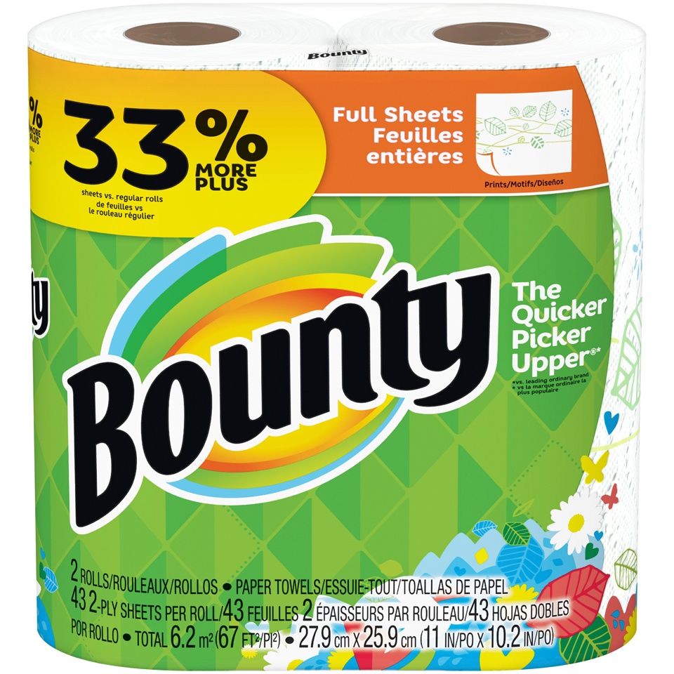 slide 2 of 2, Bounty Paper Towels 4 ea, 4 ct