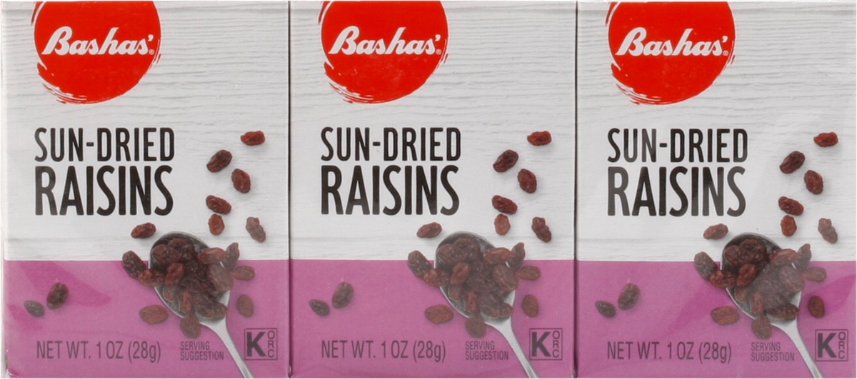 slide 6 of 13, Bashas Raisins 6ct, 6 oz
