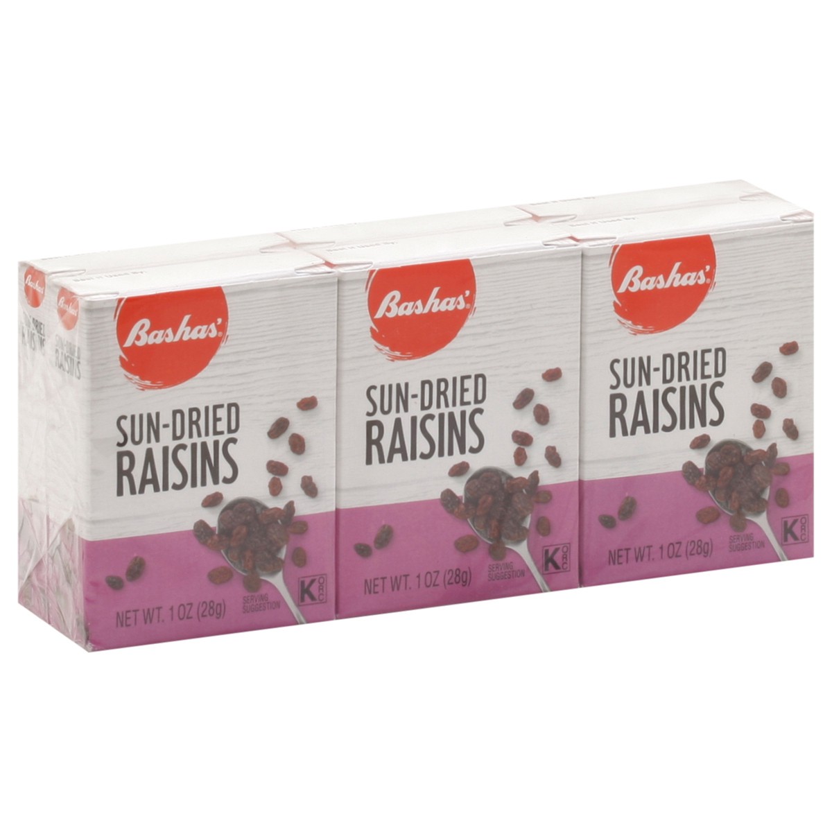 slide 12 of 13, Bashas Raisins 6ct, 6 oz