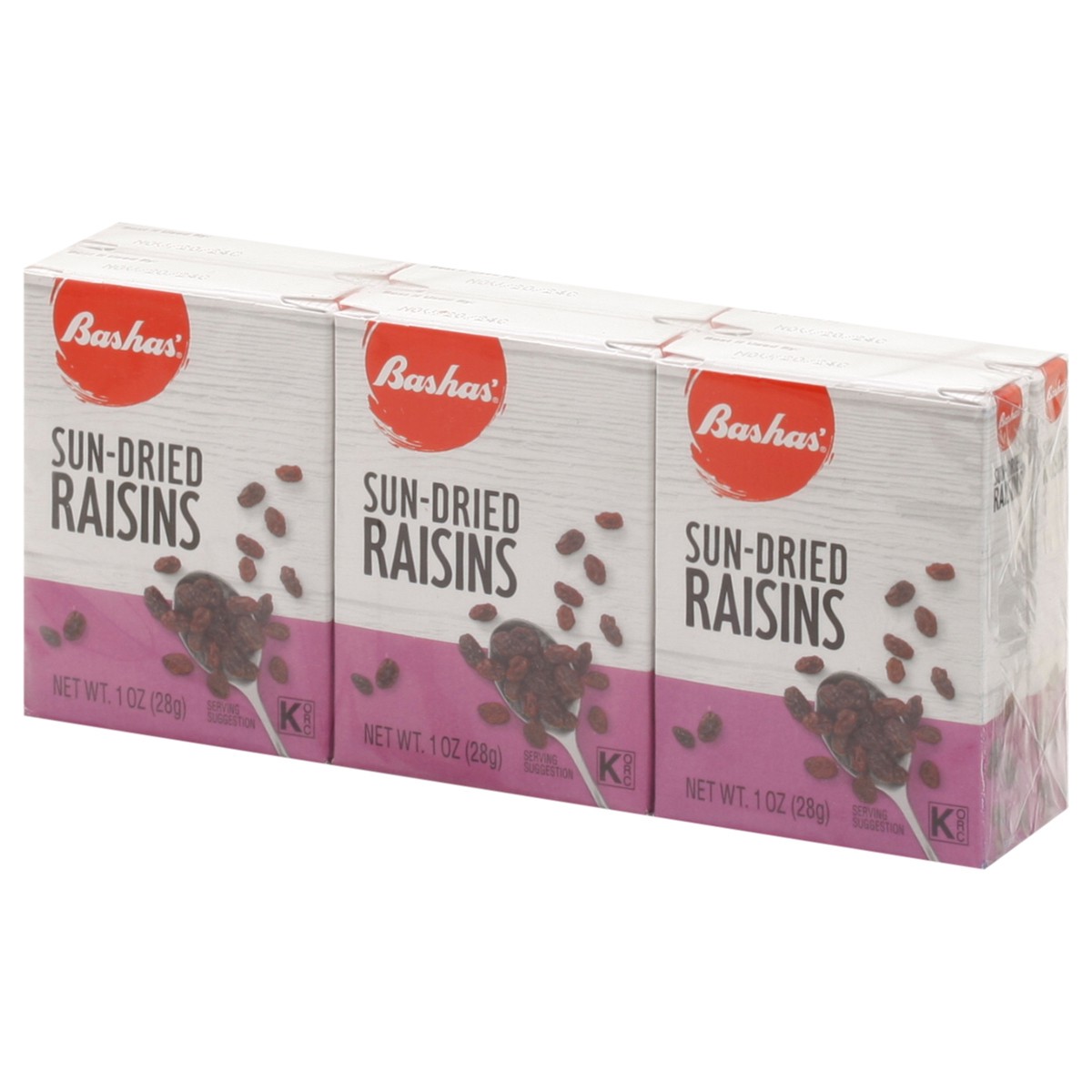 slide 11 of 13, Bashas Raisins 6ct, 6 oz
