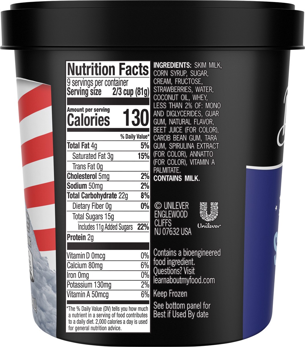 slide 7 of 11, Breyers Star Spangled Scoops, Strawberry, Vanilla & Blueberry Frozen Dairy Dessert, 1.5 qt