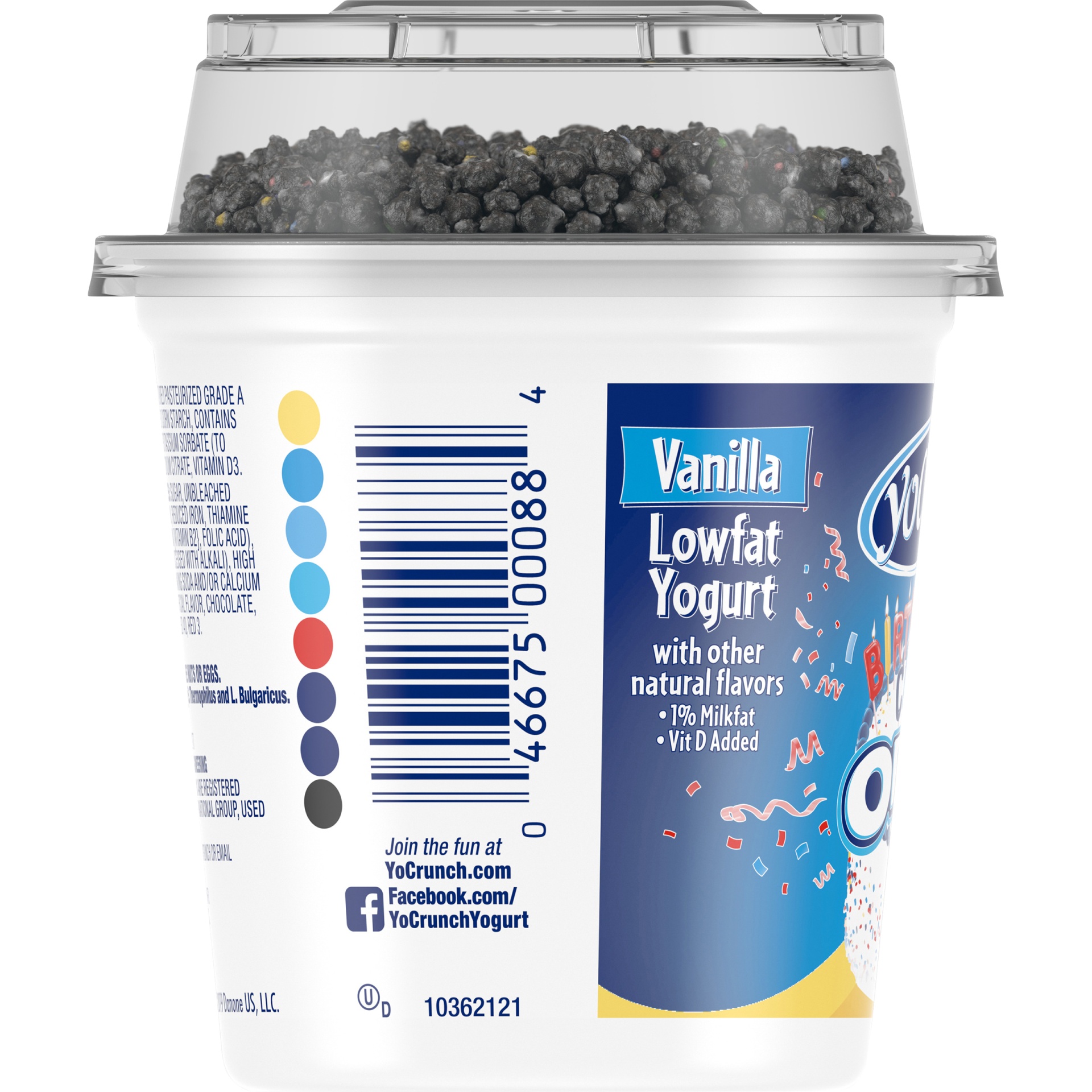 slide 2 of 5, Dannon YoCrunch Mint Oreo Lowfat Yogurt, 6 oz