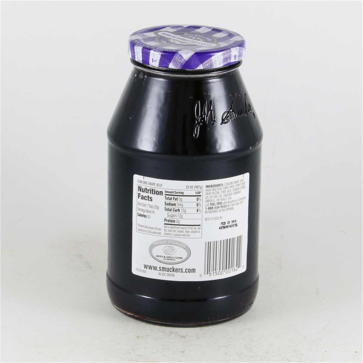 slide 4 of 5, Smucker's Concord Grape Jelly, 32 Ounces, 32 oz