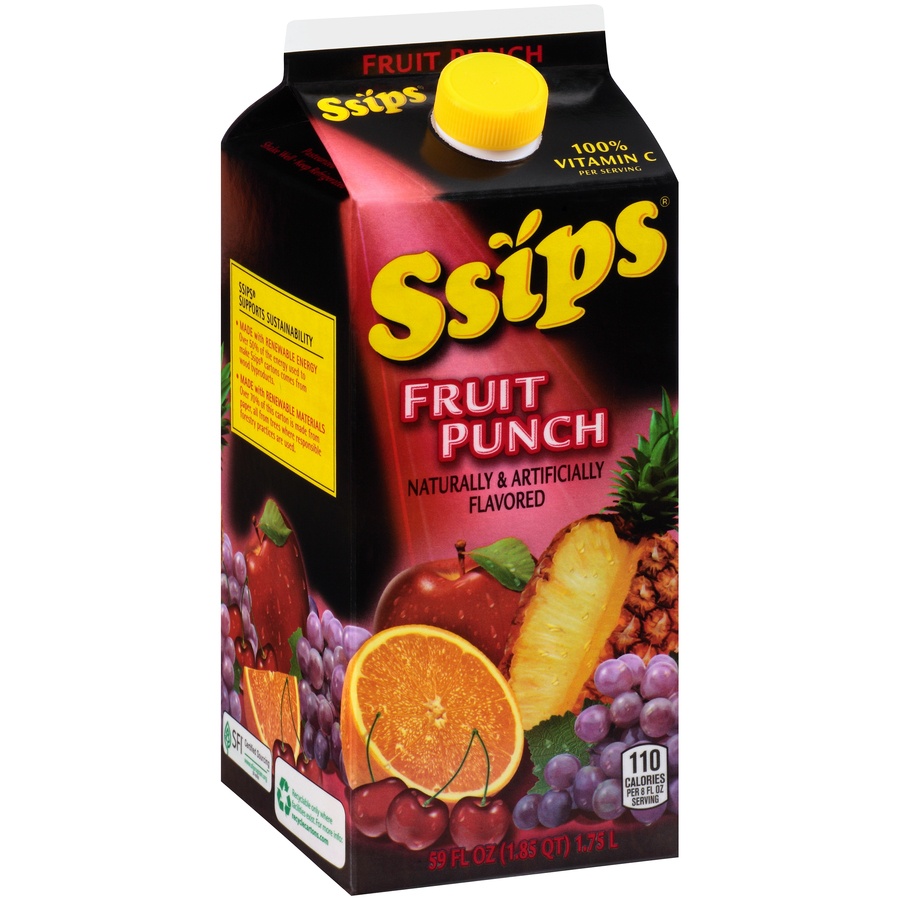 slide 5 of 8, Ssips Fruit Punch - 59 fl oz, 59 fl oz