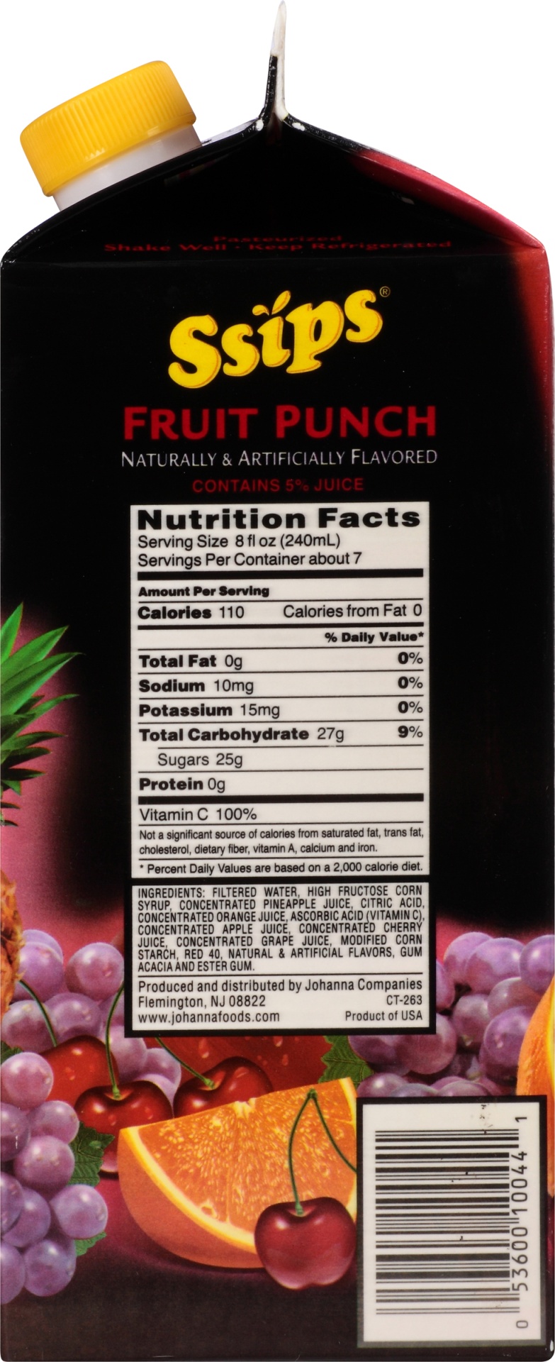 slide 7 of 8, Ssips Fruit Punch - 59 fl oz, 59 fl oz