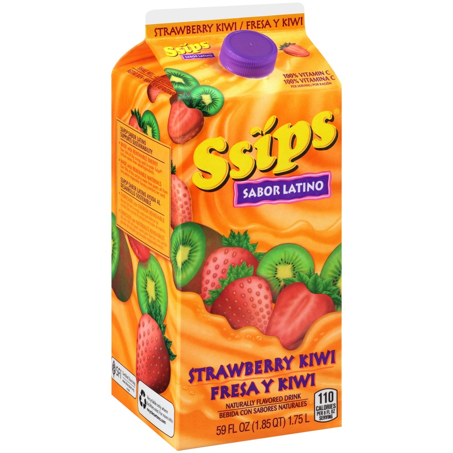 slide 3 of 8, Ssips Sabor Strawberry Kiwi, 59 oz