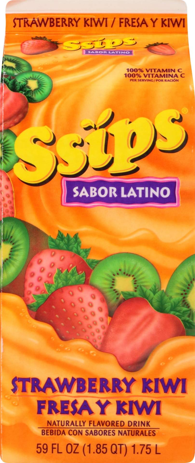 slide 6 of 8, Ssips Sabor Strawberry Kiwi, 59 oz