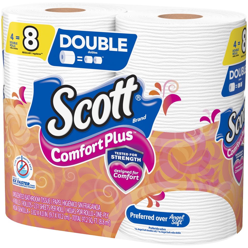 slide 2 of 3, Scott Bath Tissue Xtra Soft, 4 ct