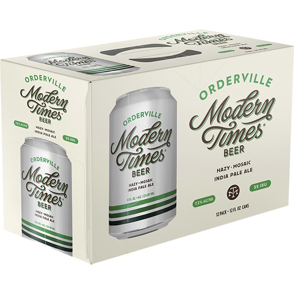 slide 1 of 1, Modern Times Orderville Hazy Ipa, 12 ct; 12 oz